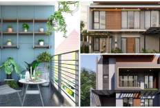 Tampilan Sejuk dan Estetik: 9 Desain Teras Balkon Biophilic Rumah Minimalis