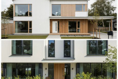 10 Inspirasi Fasad Rumah Scandinavian 2 Lantai: Solusi Hunian Modern yang Bersih dan Fungsional