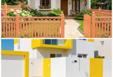 13 Inspirasi Warna Pagar Cerah yang Bikin Rumah Kecil Terasa Luas, Mewah, dan Selalu Terlihat Baru