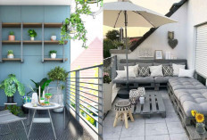 Inspirasi Balkon Minimalis Modern, Cocok untuk Rumah dan Apartemen!