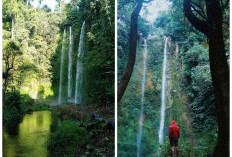 Menikmati Keindahan Curup Besemah, Air Terjun Pagar Alam yang Dikelilingi Bukit