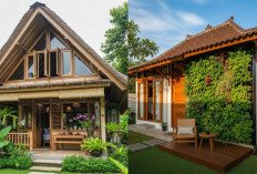 Desain Rumah Mungil Cantik Bernuansa Tropis, Sejuk dan Nyaman Meski Lahan Terbatas!