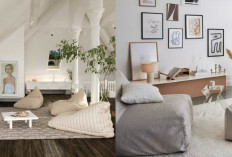 Desain Ruang Tamu Tanpa Sofa yang Minimalis Modern, Tetap Nyaman dan Stylish!