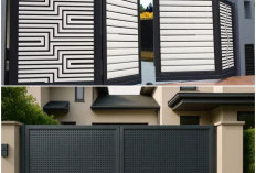 7 Inspirasi Pintu Pagar Dorong Lipat Minimalis Modern Tren 2026 yang Bikin Rumah Auto Mewah