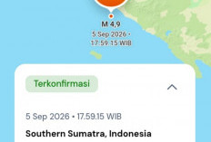 Gempa Dangkal M 4,9 Guncang Sumatra Bagian Selatan, BMKG Minta Warga Tetap Waspada! 