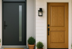 Rekomendasi Model Pintu Depan Rumah 1 Pintu Minimalis untuk Fasad Modern!