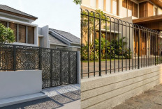 Tampil Modern dan Aman, Ini Model Pagar Tembok Rendah Kombinasi Besi Tipis!