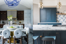 Inspirasi Dapur Biru Modern yang Bikin Ruangan Tampak Elegan dan Berkelas!