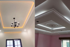 Plafon Gypsum Minimalis dengan Nuansa Mewah ala Klasik Kontemporer!