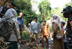 Tinjau Longsor di Pagar Alam, Walikota Pastikan Pastikan Penanganan Cepat Bencana