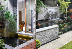Desain Kolam Ikan Kaca Modern di Depan Rumah yang Estetik dan Menenangkan!
