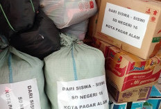 SD Negeri 16 Kota Pagar Alam Gelar Aksi Kemanusiaan, Hangatkan Korban Banjir di Sumatera