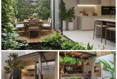 7 Ide Teras Mini di Samping Dapur Sudut Kecil yang Jadi Spot Santai Favorit di Rumah!