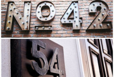 Tampil Beda dan Menarik: 7 Inspirasi Nomor Rumah Estetik yang Mudah Terlihat