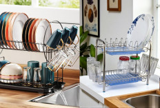 Inspirasi Rak Piring Kaca Minimalis yang Bikin Dapur Kecil Terlihat Luas!