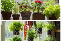 Jendela Dapur Lebih Fungsional! 10 Ide Kebun Sayur Mini Hemat Tempat dan Praktis