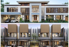 5 Contoh Desain Fasad Rumah 2 Lantai Lebar 6 Meter, Tampilan Rapi dan Proporsiona