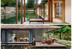 Hunian Anti Mainstream! Inspirasi Rumah di Atas Kolam Ikan yang Estetik dan Bikin Betah