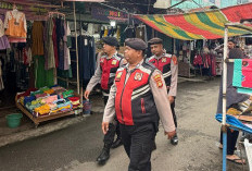 Antisipasi Tindak Kejahatan Jelang Lebaran, Patroli Printis Presisi Belusukan di Pasar