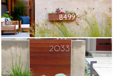 Anti Pasaran! 7 Desain Nomor Rumah Unik untuk Tampilan Hunian Lebih Ikonik