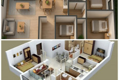 Desain Rumah Modern Minimalis 3 Kamar Tidur, Ideal untuk Keluarga Nyaman dan Stylish