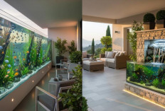 Inspirasi Teras Rumah dengan Akuarium yang Estetik dan Menyejukkan!